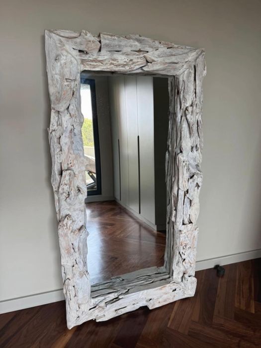 Wooden-Frame Mirror