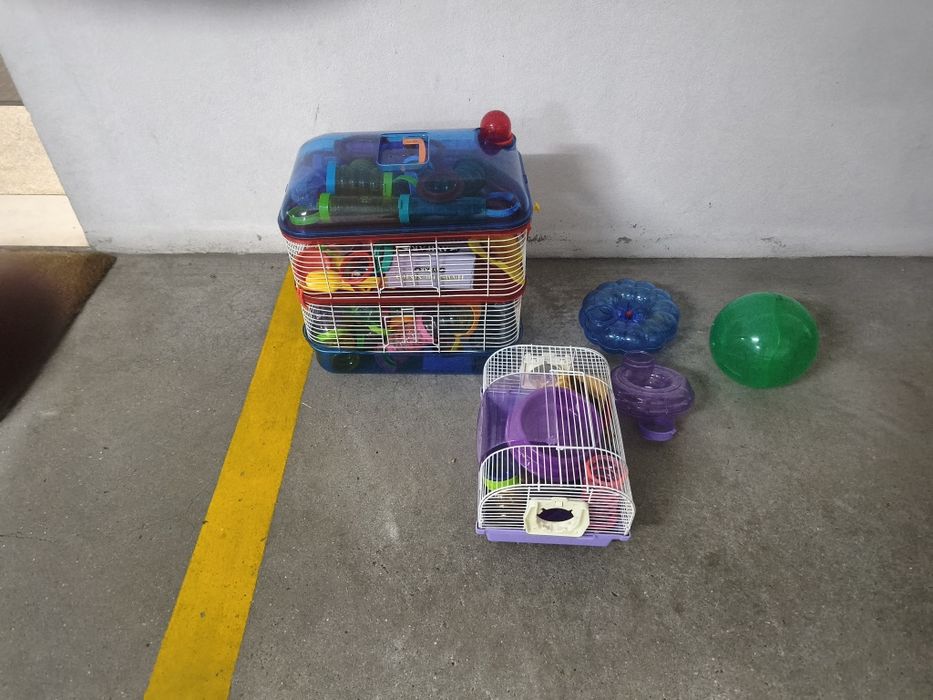 Gaiola para Hamster e Acessórios