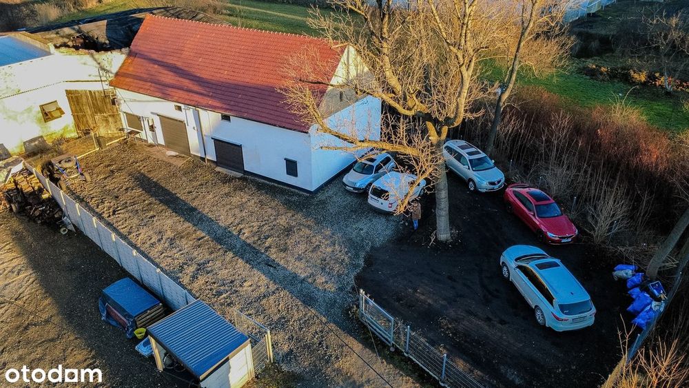 Piława Dolna _ Magazyn Garaże Biuro 146m2 + działka 868 m2