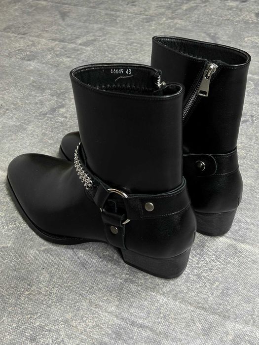Черевики indie sleeze казаки hedi boy archive boots архив чорні