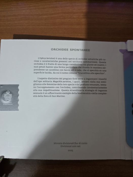 Conjunto de moedas da República de San Marino para o ano 2025