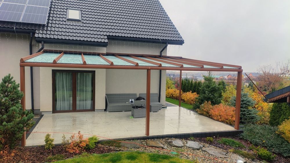 Ogrody letnie i zimowe, zadaszenia tarasów, wiaty samochodowe