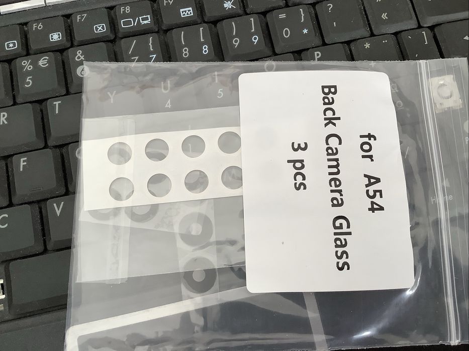 Jogo de 3 lentes traseiras smartphone Samsung A54  SM-A546