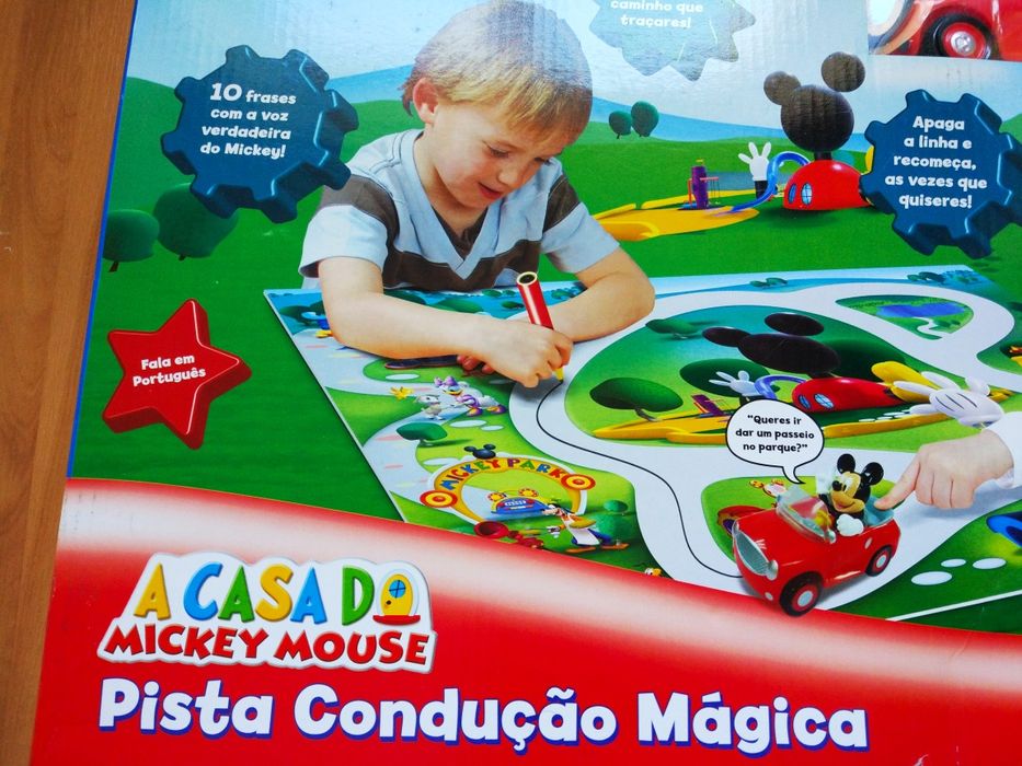 Pista Condução Mickey Mouse Mágica NOVO A Casa do Mickey Mouse