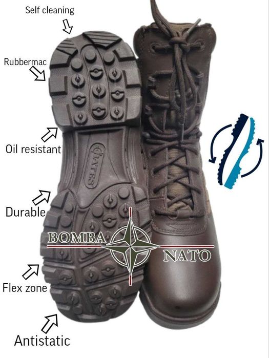 Берці Bates Brown Patrol. Англія, оригінал.