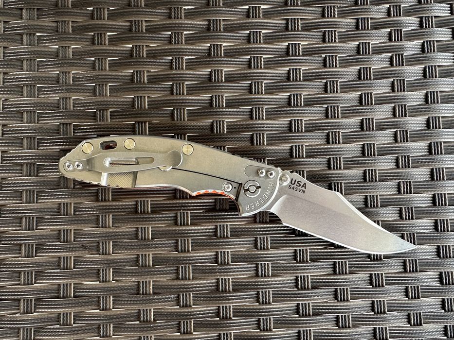 Нож Rick Hinderer XM-18 3.5" Bowie orang G10 (6gen.)