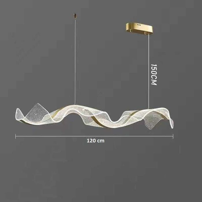 Nowa lampa / wisząca / abstrakcyjna / 120cm / zmienna barwa / R97!