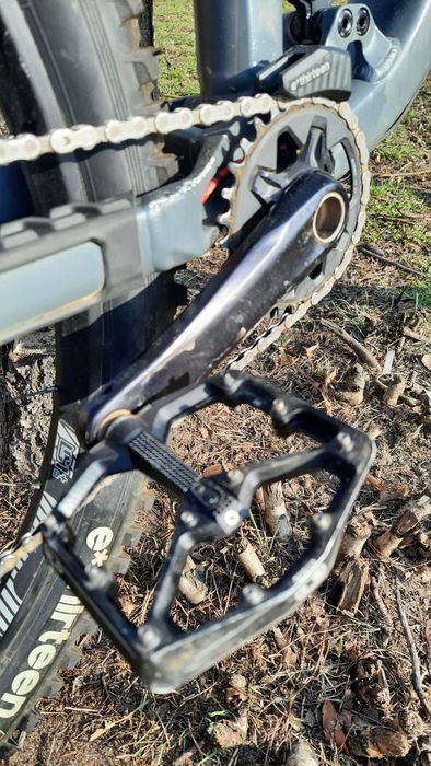 Cube Stereo 170 TM, grey'n'red / 180 skoku przód, 170 tył / Rozmiar 18