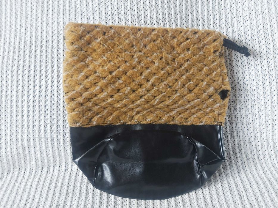 Obag basket nowy  komin oryginalny dzianina +ekoskóra