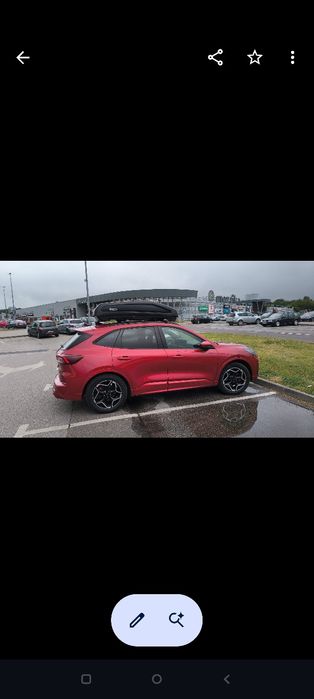 Bagażnik bazowy Modula OVAL BAR czarny - relingi zintegrowane