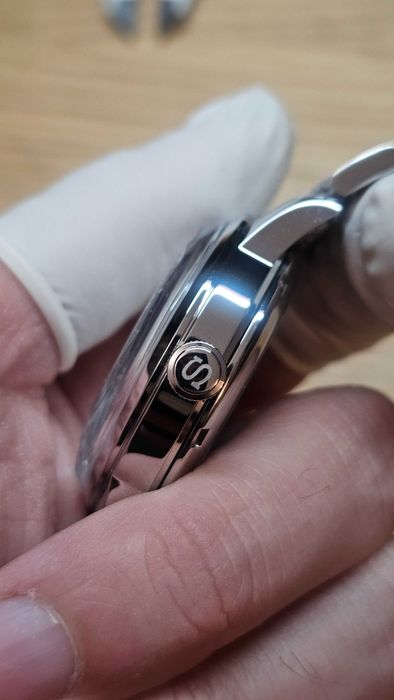 Relógio Seiko Presage Cocktail Branco e Prateado com Pulseira Castanha e Prateada