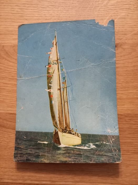 Pocztówki ze statkami i żaglówkami  - lata 70 XX wieku PRL