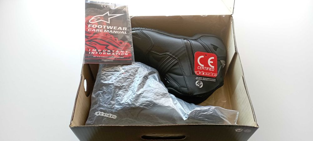 Botas alpinestars  SMX-1 R V2 BLACK *NOVAS* n°43