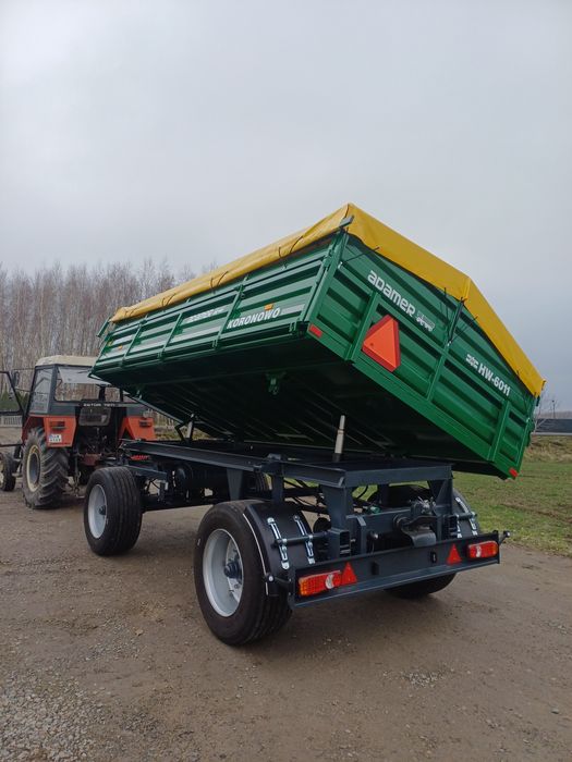 Przyczepa wywrotka hw 60 ifla hl 60.11 niemka 8 ton d732 d55 brandys