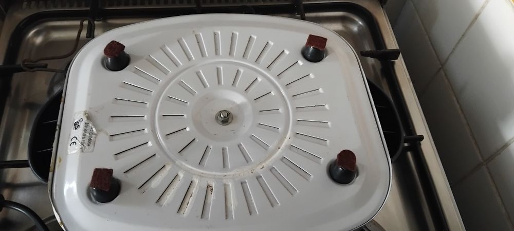 Fogão portátil eléctrico + fogão gás garrafa + esquentador!