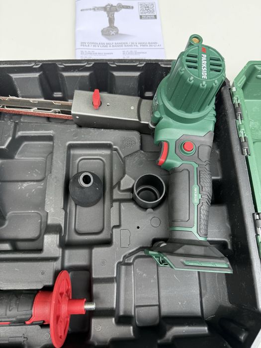 Акумуляторний стрічковий напильник PARKSIDE® PBFA 20-Li A1