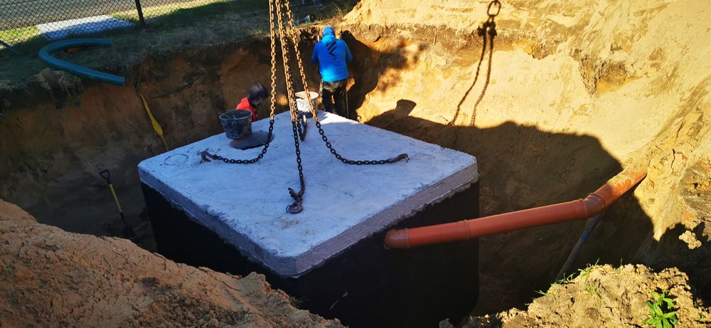 Zbiornik betonowy 6m3 na szambo wode deszczówkę ścieki gnojówkę