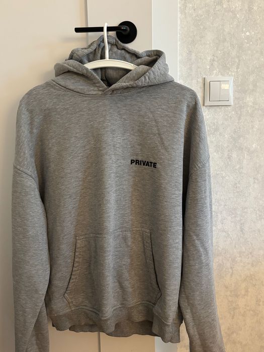 Bluza hoodie szara Private S