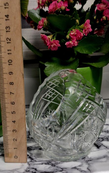 Хрустальные конфетницы корзинки