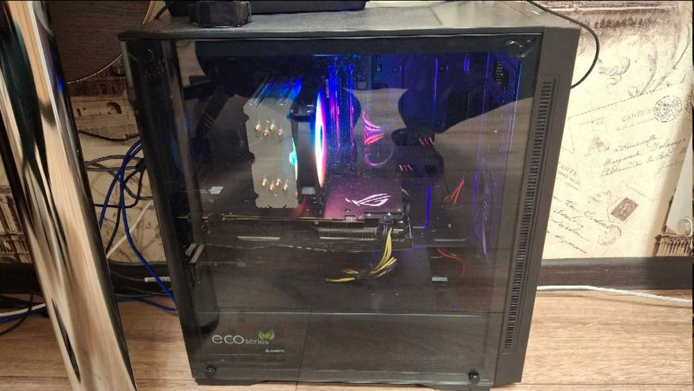 ПК Ryzen 5 5600X / GTX 1070 Ti / 32GB RAM + QHD 27" Acer Nitro + UPS