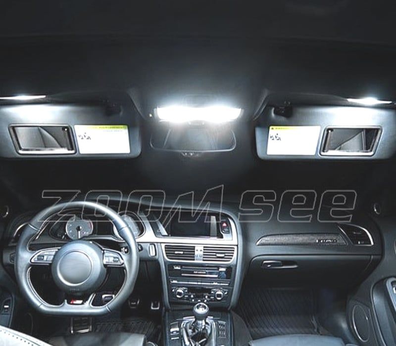 KIT COMPLETO 17 LAMPADAS LED INTERIOR AUDI A4 S4 RS4 B8 QUATTRO SEDAN