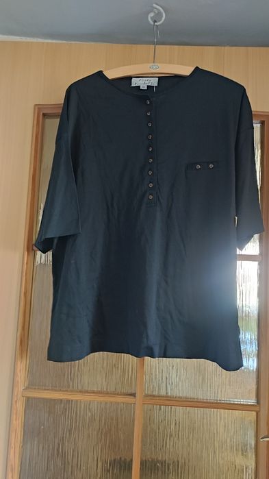 T-shirt damski czarny r 48