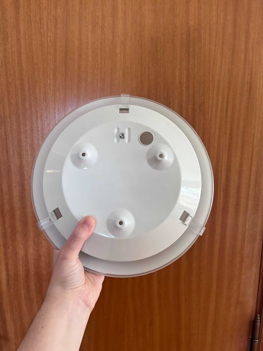 Plafon redondo de teto ou parede em vidro fosco
