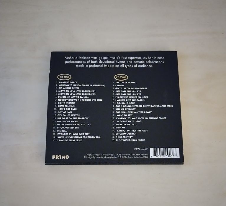 Mahalia Jackson 2Cds "Songs of hope and faith" the primo collect