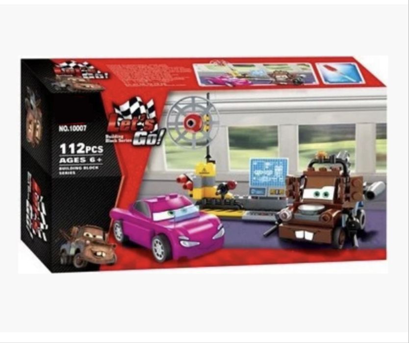Детский конструктор Тачки, молния Маккуин, 4 вида