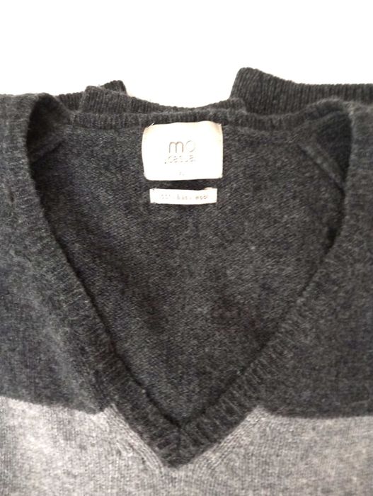 Pullover cinzas, 100% lã, XL, da MO