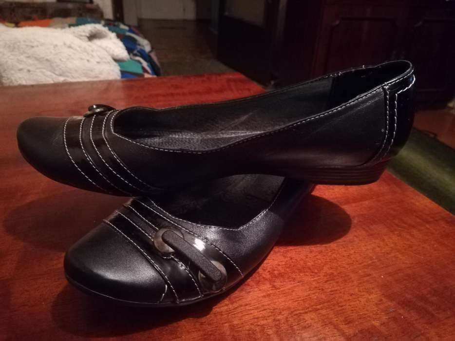 Туфли балетки, кожа