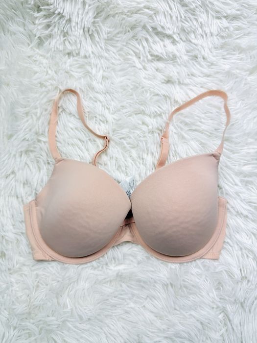 Biustonosz usztywniany 70D beżowy