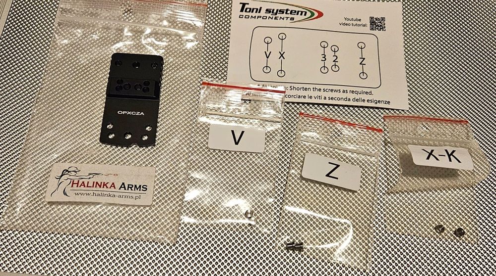 Plytka Toni System pod kolimator do CZ75