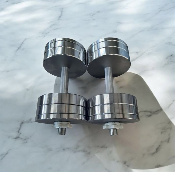 Металлические гантели наборные разборные 2шт по 12,16,20,30,40,50 кг