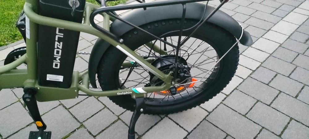 Ulzomo DOLPHIN 20-Calowy Składany Rower Elektryczny Manetka