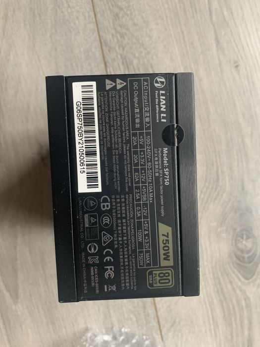 Lian Li SP750 Black 750W Gold 80Plus формфактор SFX для mITX