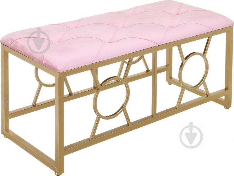 Банкетка пуф металева