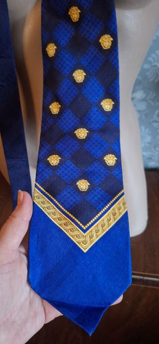 GIANNI VERSACE Винтажный Оригинальный Галстук 100% Шелк! Германия!