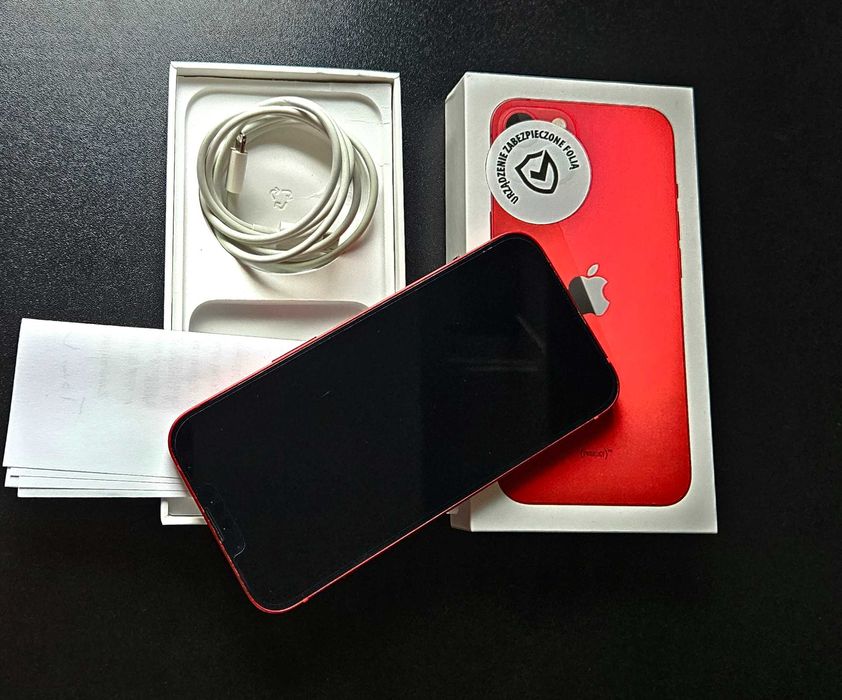 Zadbany Apple iPhone 13 5G RED Unikat ideal zamiana na inny ? Samsung?
