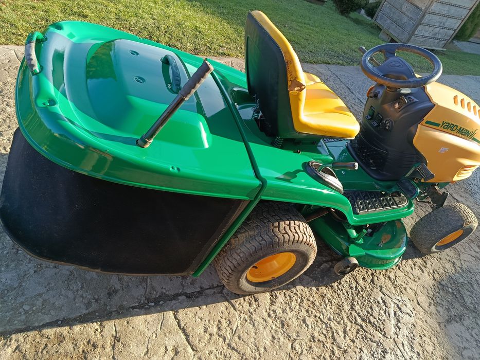 Traktorek kosiarka Yard man 15hp v2 kosz pompa oleju Hydro