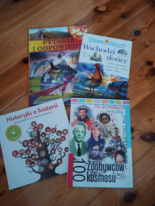 Pytania i odpowiedzi świat, kosmos, historyjki zestaw