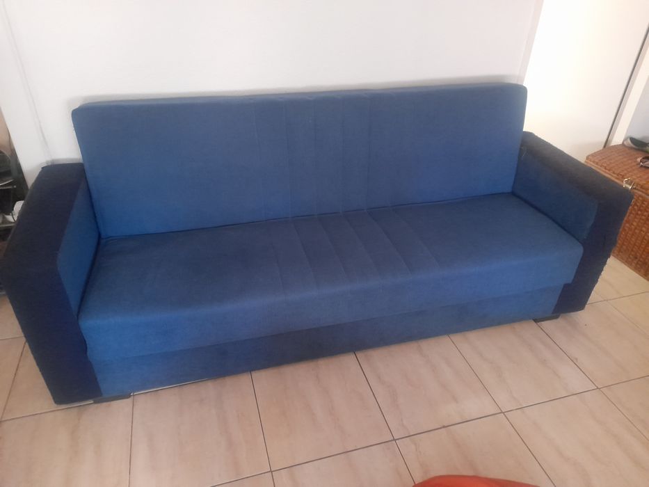 Sofa cama de 4 lugares com bau da Homycasa
