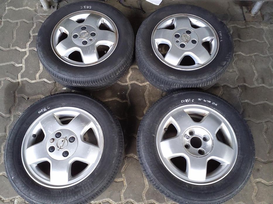Jantes Opel R14 Com Pneus 175/65 Furção 4X100