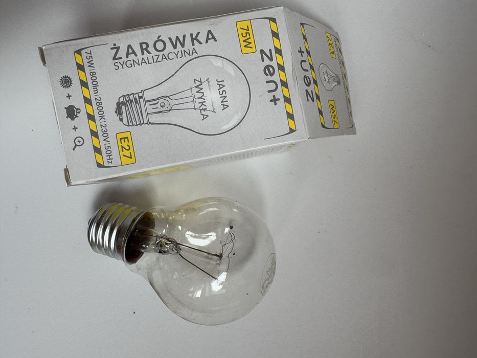 żarówki 10 sztuk zen+ 75W E27 nowe