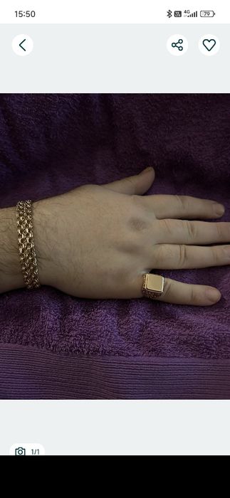 Перстень печатка квадрат 583