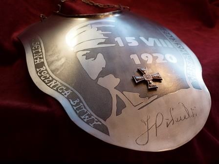 Ryngraf Józef Piłsudski 100 rocznica Bitwy Warszawskiej 1920 do szabel