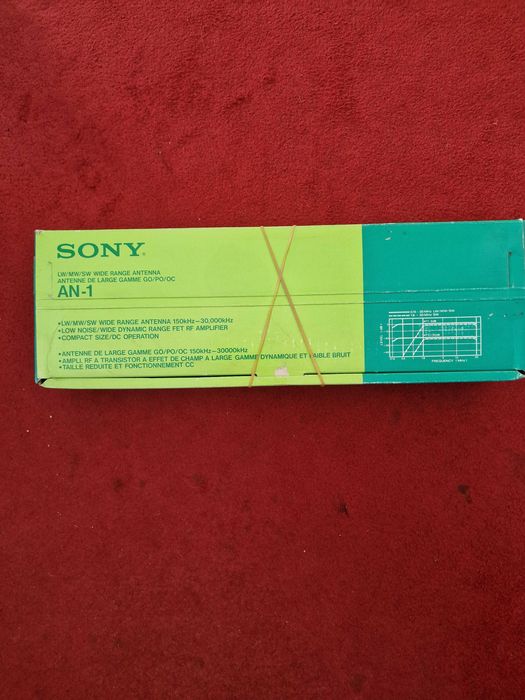 Antena  "Sony "modelo AN- 1 para recepção de radiocomunicações