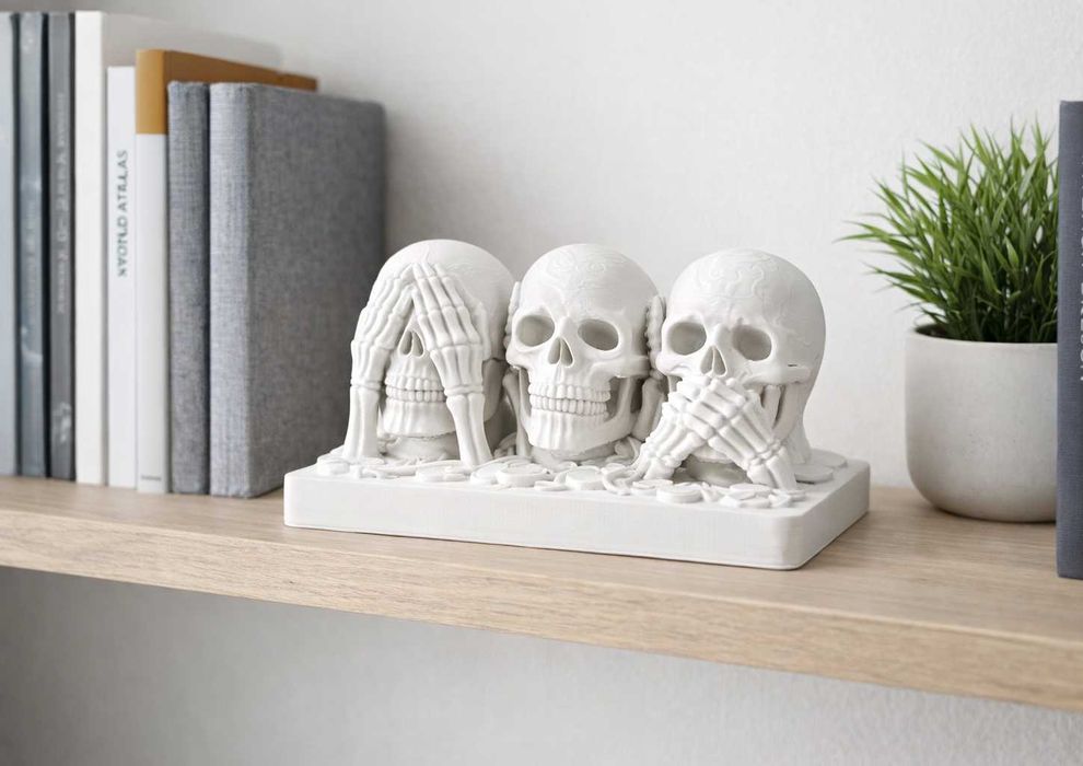 Dekoracyjne czaszki – stylowa ozdoba / figurka