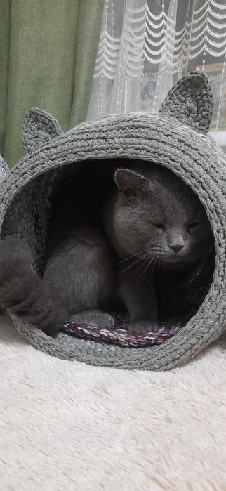 В'язані будиночки для котиків, пацючків, хом'ячків тощо