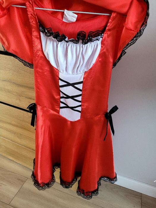 Przebranie stroj Czerwony Kapturek r 164/170/xs/s